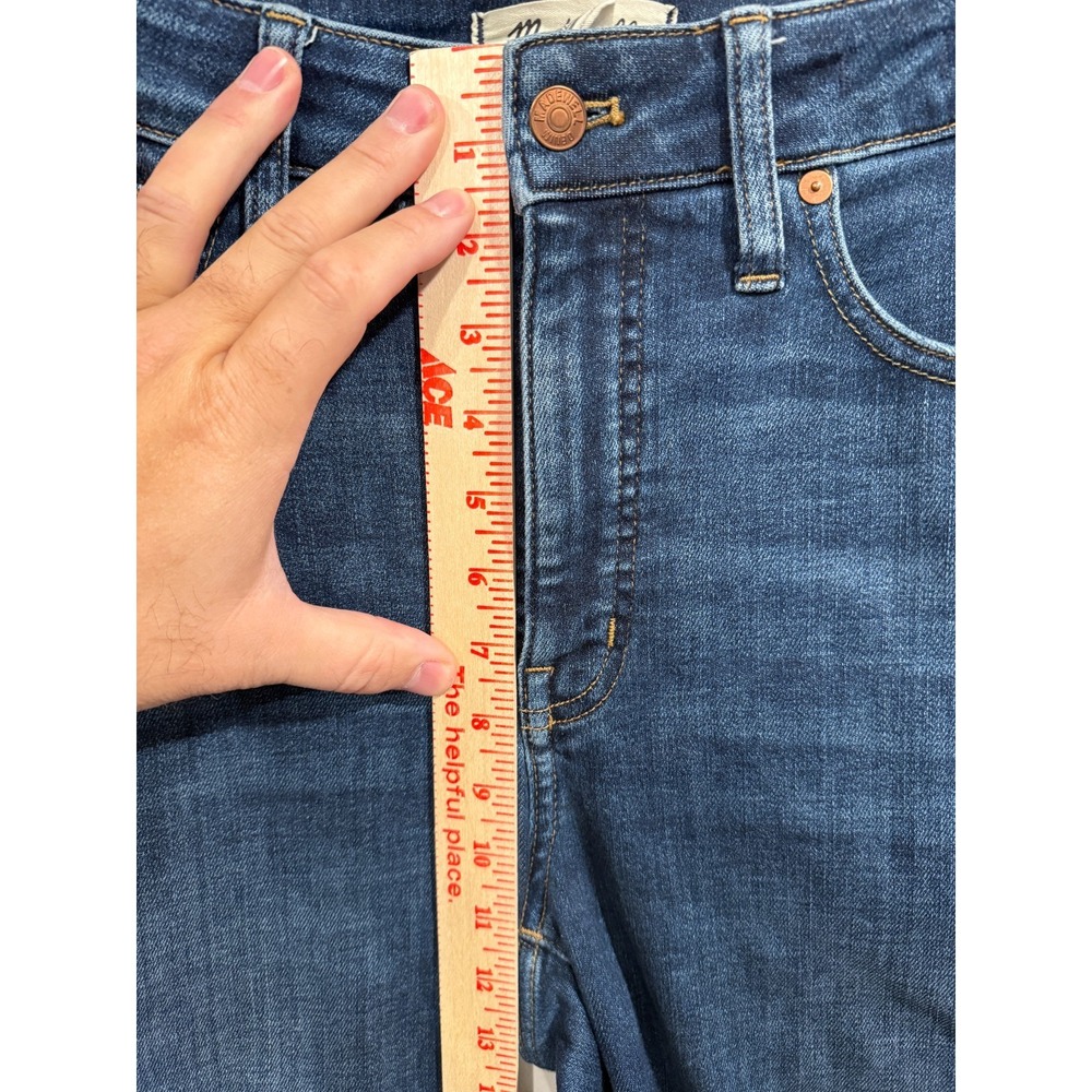 Madewell Skinny Jeans Women's Size 29 Blue Denim Curvy High Rise 5 Pocket Preppy - Picture 7 of 11